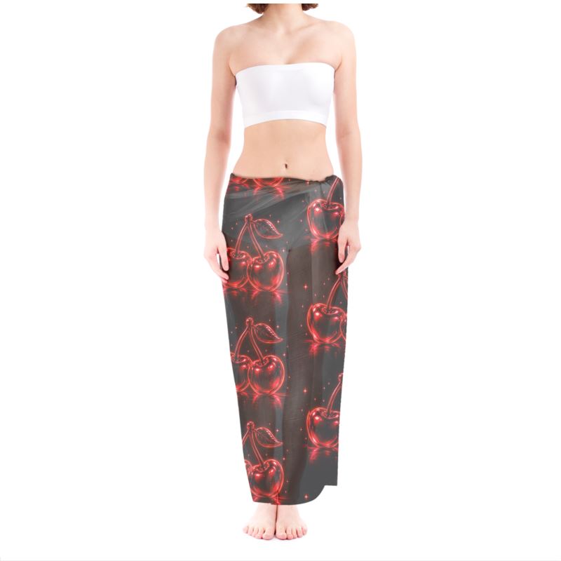 Sweet Red Cherries Sarong
