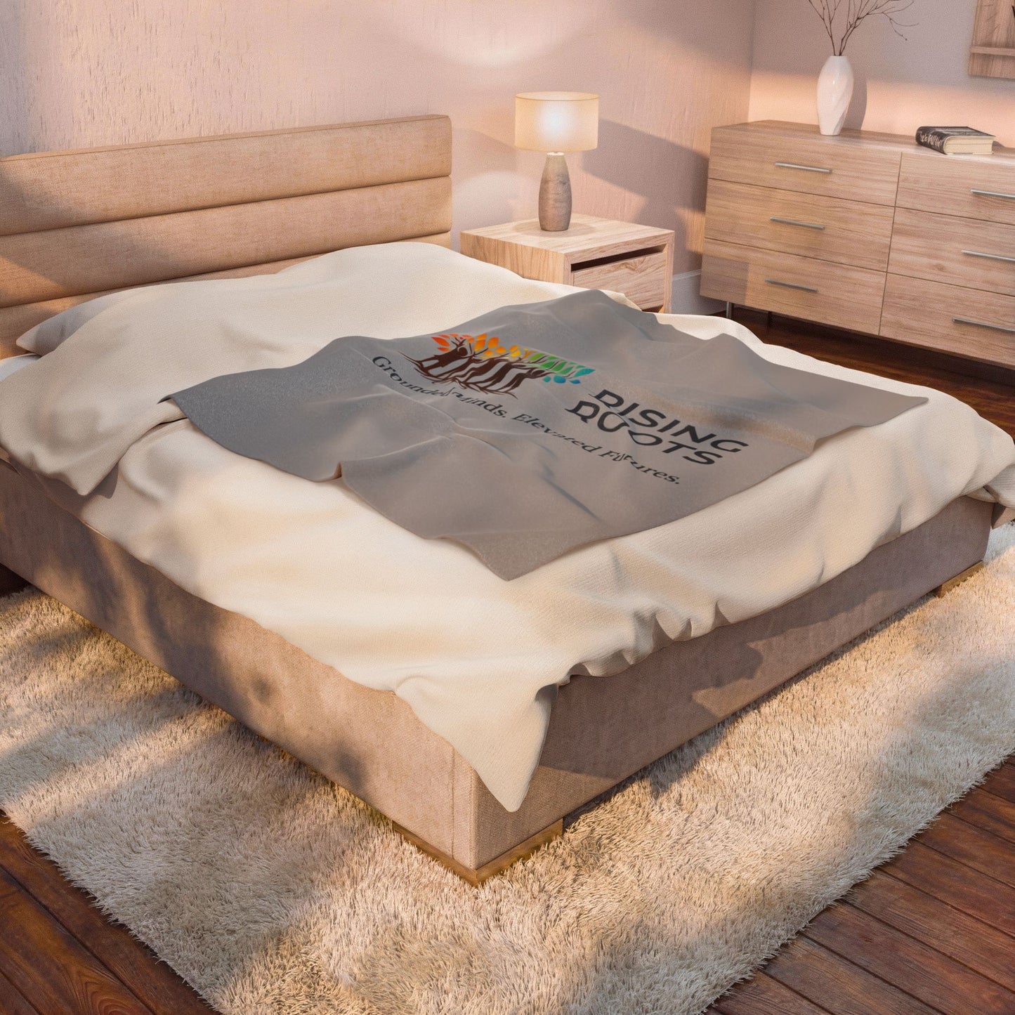 Rising Roots Velveteen Blanket