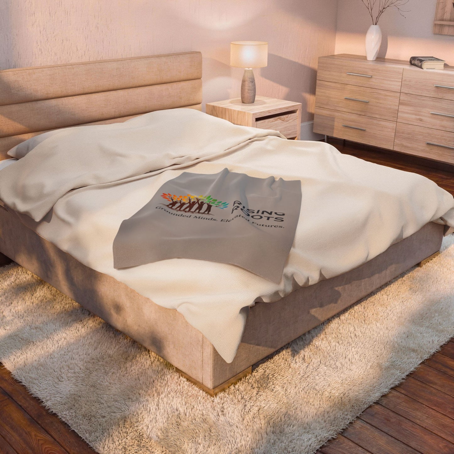 Rising Roots Velveteen Blanket