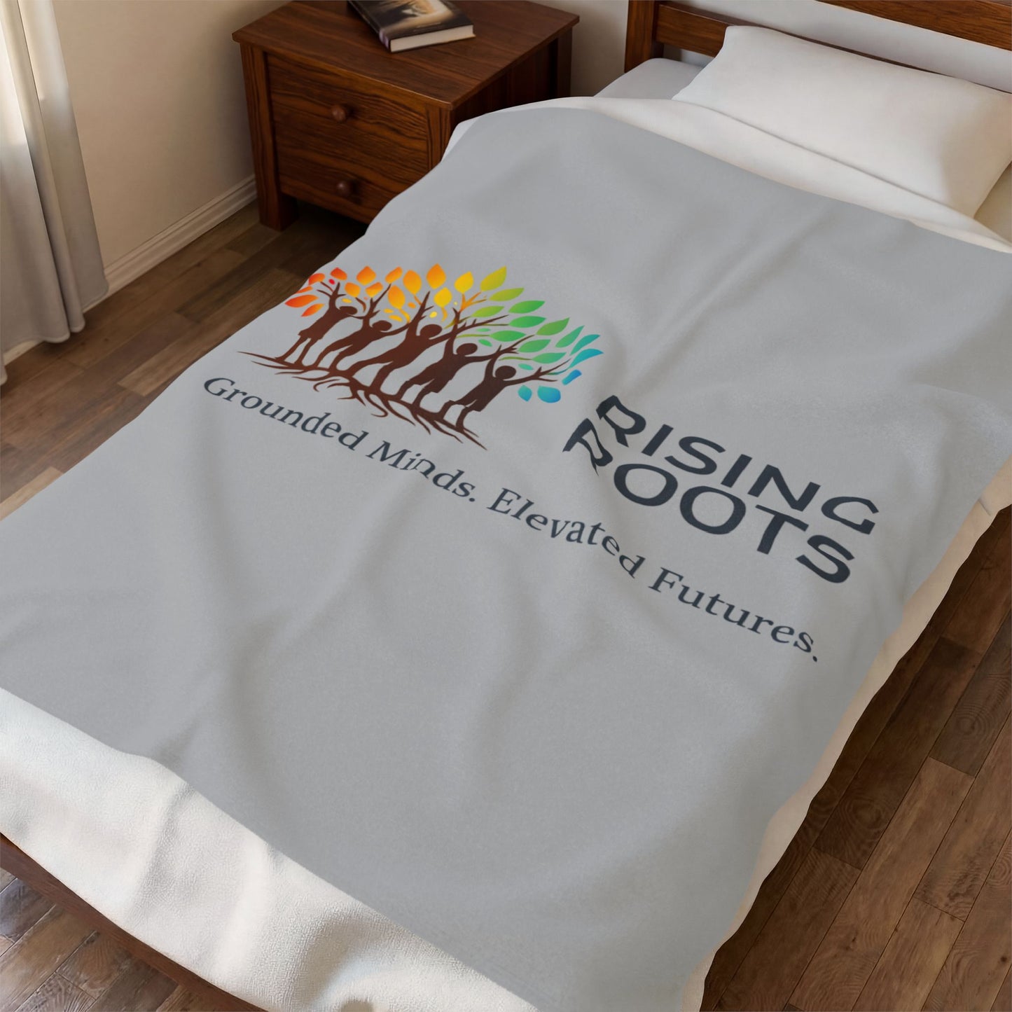 Rising Roots Velveteen Blanket