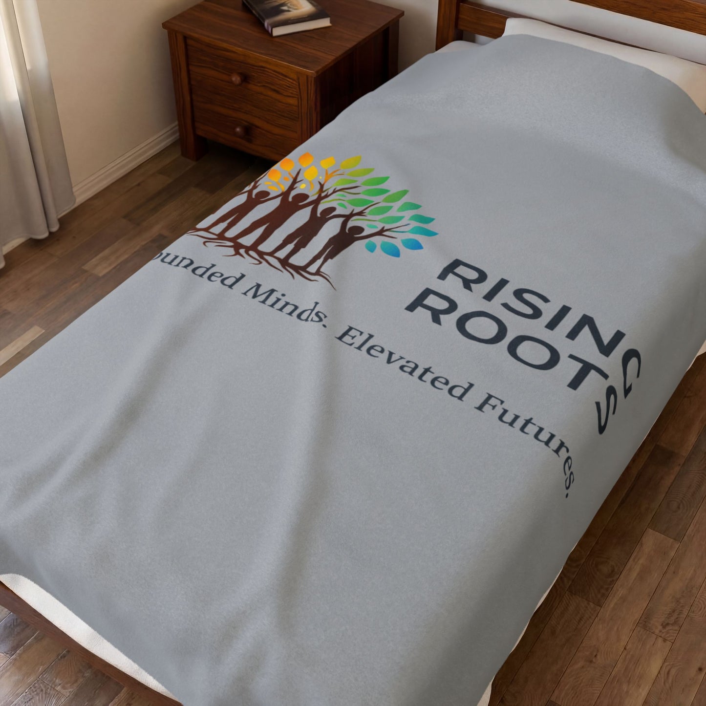 Rising Roots Velveteen Blanket