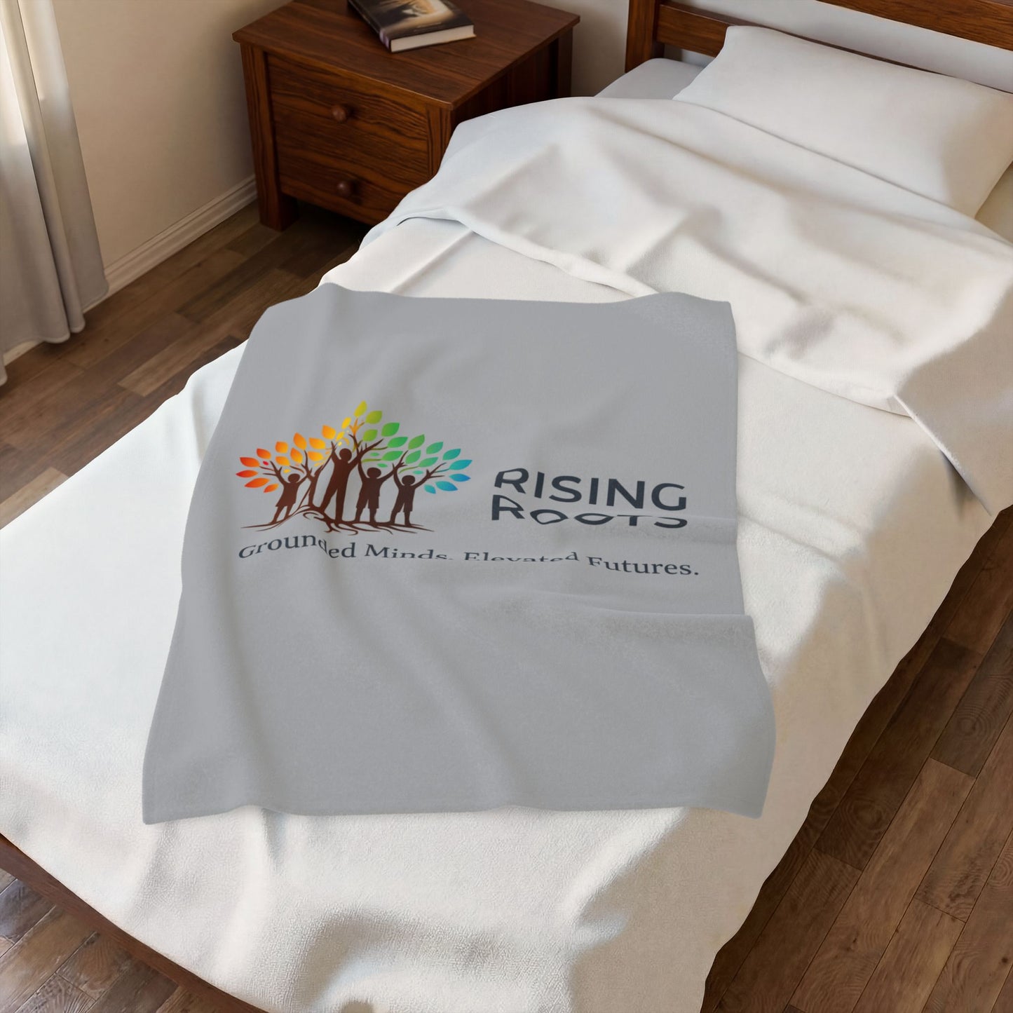 Rising Roots Velveteen Blanket