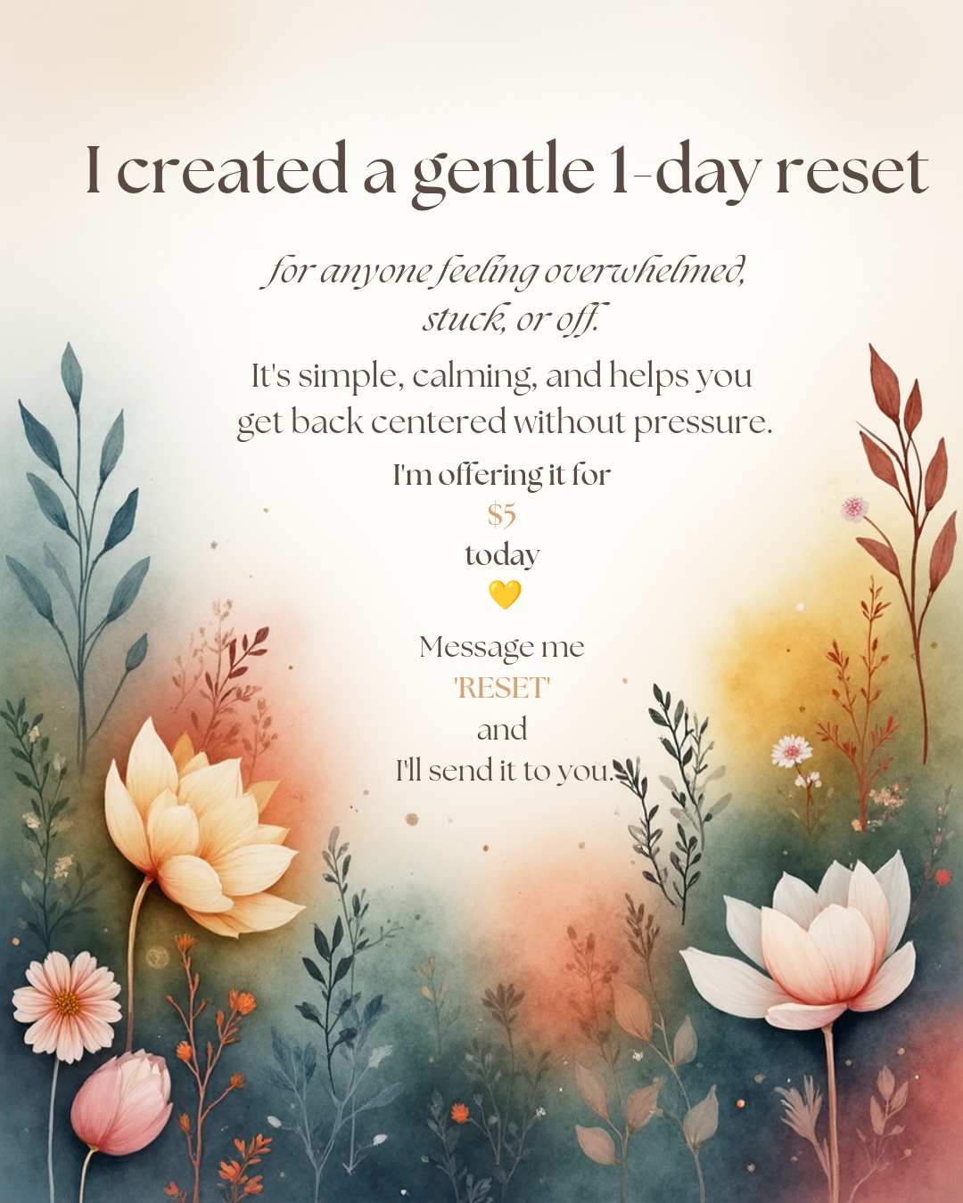 One Day Reset